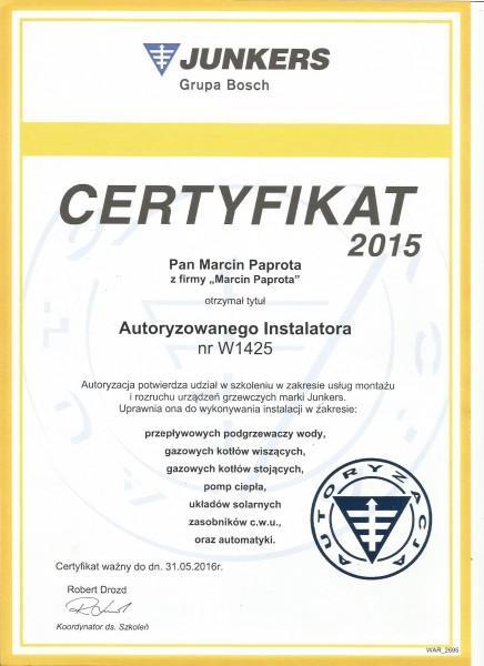 certyfikat-2015-Marcin-Paprota