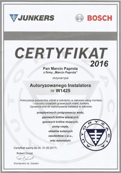 certyfikat-2016-Marcin-Paprota